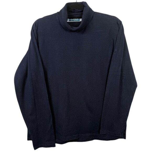 J. Lindeberg On Course Vintage Turtleneck Navy Blue Men's Size Large - Picture 1 of 10